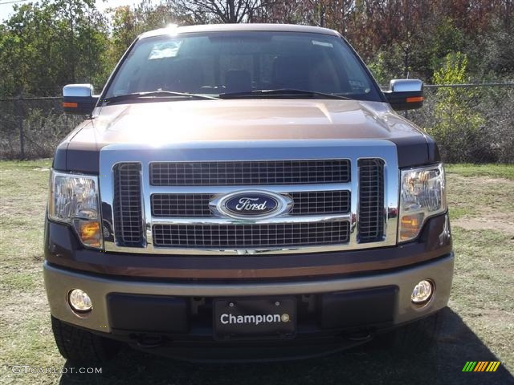 2012 F150 King Ranch SuperCrew 4x4 - Golden Bronze Metallic / King Ranch Chaparral Leather photo #2