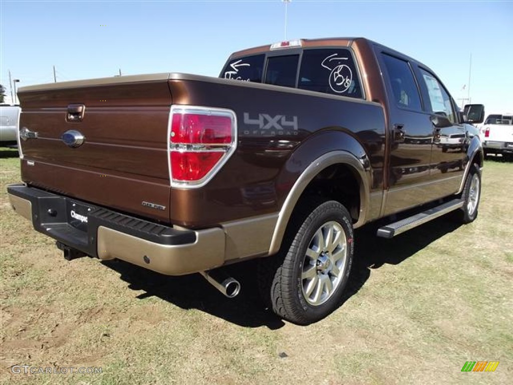 2012 F150 King Ranch SuperCrew 4x4 - Golden Bronze Metallic / King Ranch Chaparral Leather photo #6