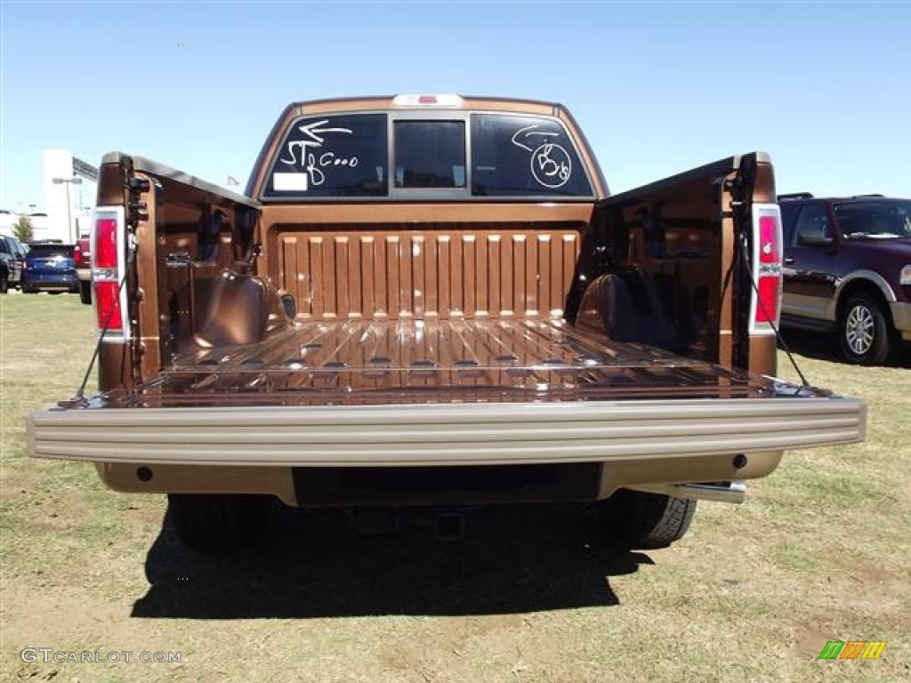 2012 F150 King Ranch SuperCrew 4x4 - Golden Bronze Metallic / King Ranch Chaparral Leather photo #9