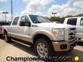 2011 White Platinum Metallic Tri-Coat Ford F250 Super Duty King Ranch Crew Cab 4x4  photo #1