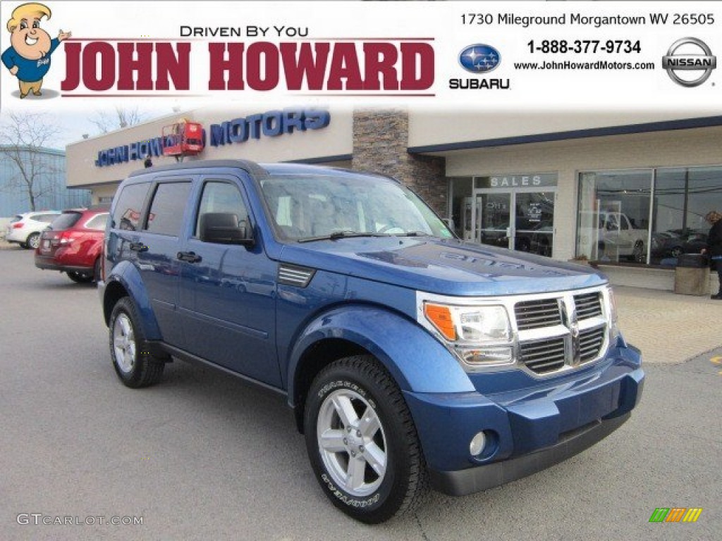 Deep Water Blue Pearl Dodge Nitro