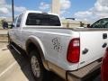 2011 White Platinum Metallic Tri-Coat Ford F250 Super Duty King Ranch Crew Cab 4x4  photo #4