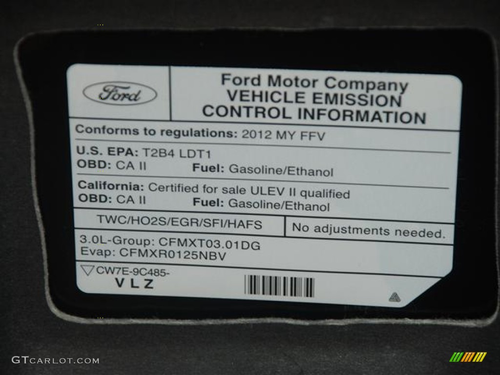 2012 Ford Escape Limited V6 Parts Photos