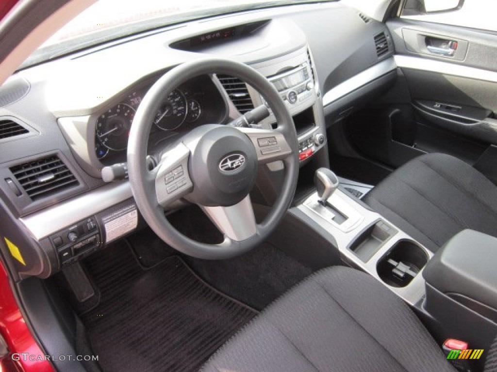 Off-Black Interior 2011 Subaru Legacy 2.5i Photo #57413381