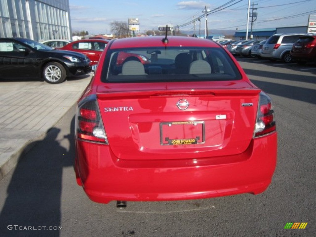 2012 Sentra 2.0 SR Special Edition - Red Alert / Charcoal photo #6