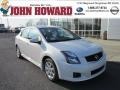 2012 Aspen White Nissan Sentra 2.0 SR  photo #1