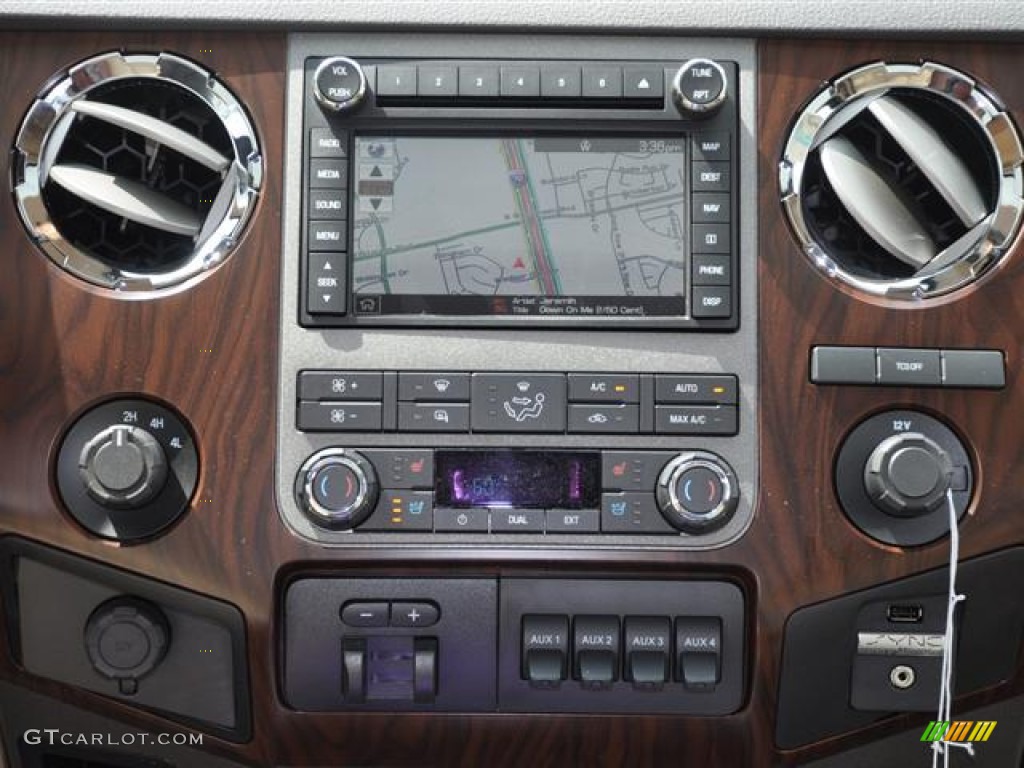 2011 Ford F450 Super Duty Lariat Crew Cab 4x4 Dually Controls Photo #57413711