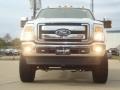 2011 White Platinum Metallic Tri-Coat Ford F250 Super Duty Lariat Crew Cab 4x4  photo #3