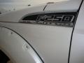 2011 White Platinum Metallic Tri-Coat Ford F250 Super Duty Lariat Crew Cab 4x4  photo #11