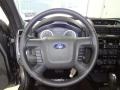 Charcoal Black 2012 Ford Escape Limited V6 Steering Wheel