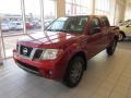 2012 Lava Red Nissan Frontier SV Crew Cab 4x4  photo #3