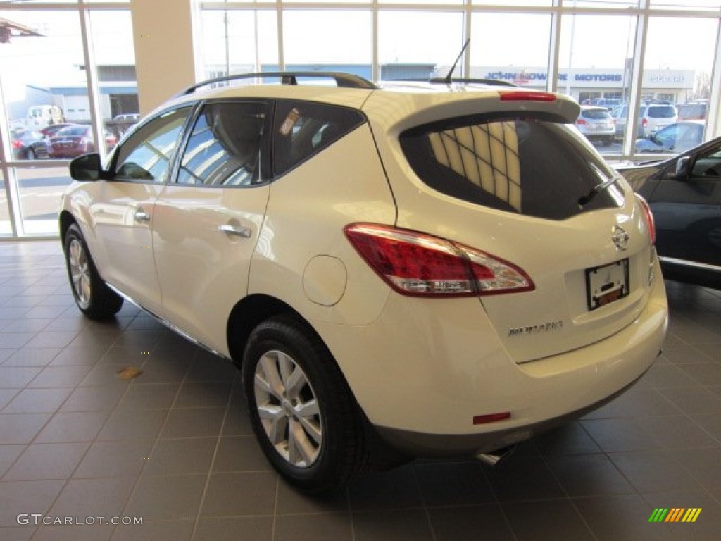 2012 Murano SV AWD - Pearl White / Beige photo #3