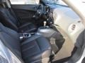 Black/Red Leather/Silver Trim 2012 Nissan Juke SL AWD Interior Color