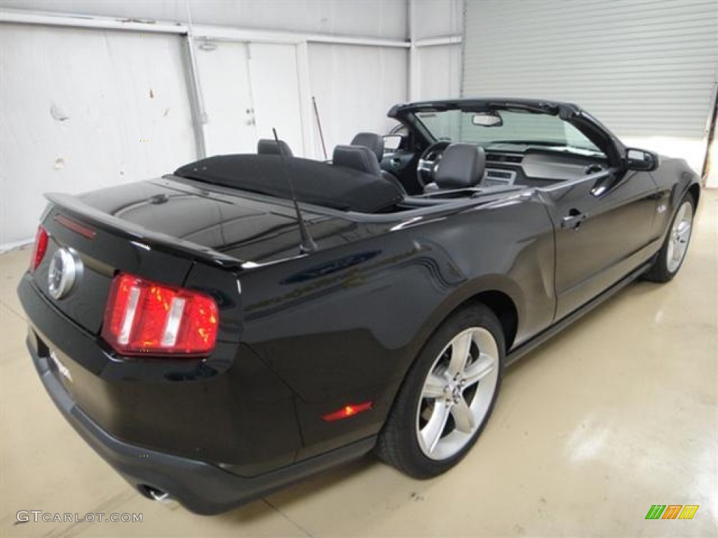 2011 Mustang GT Premium Convertible - Ebony Black / Charcoal Black/Cashmere photo #6