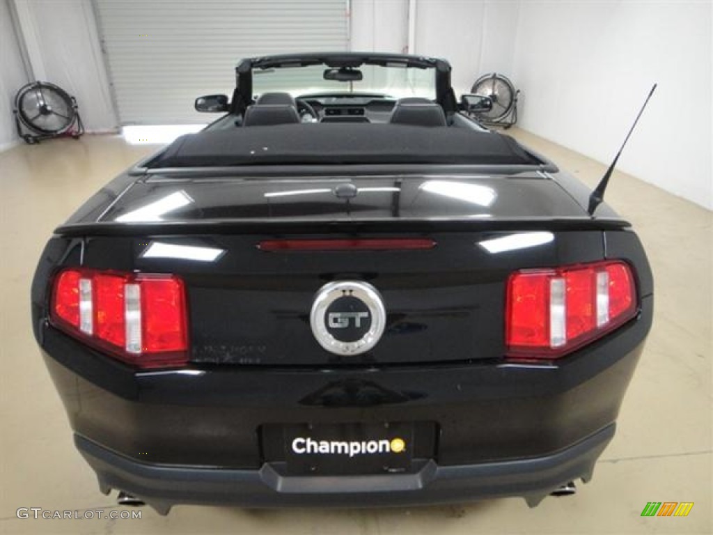 2011 Mustang GT Premium Convertible - Ebony Black / Charcoal Black/Cashmere photo #7
