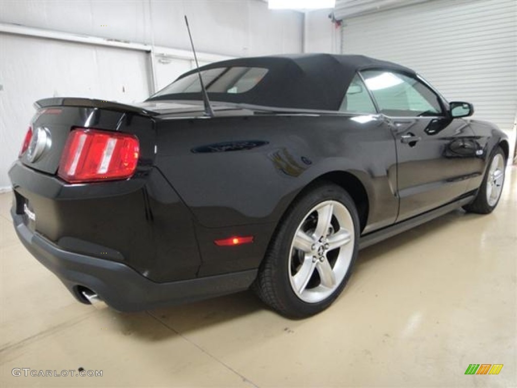 2011 Mustang GT Premium Convertible - Ebony Black / Charcoal Black/Cashmere photo #11