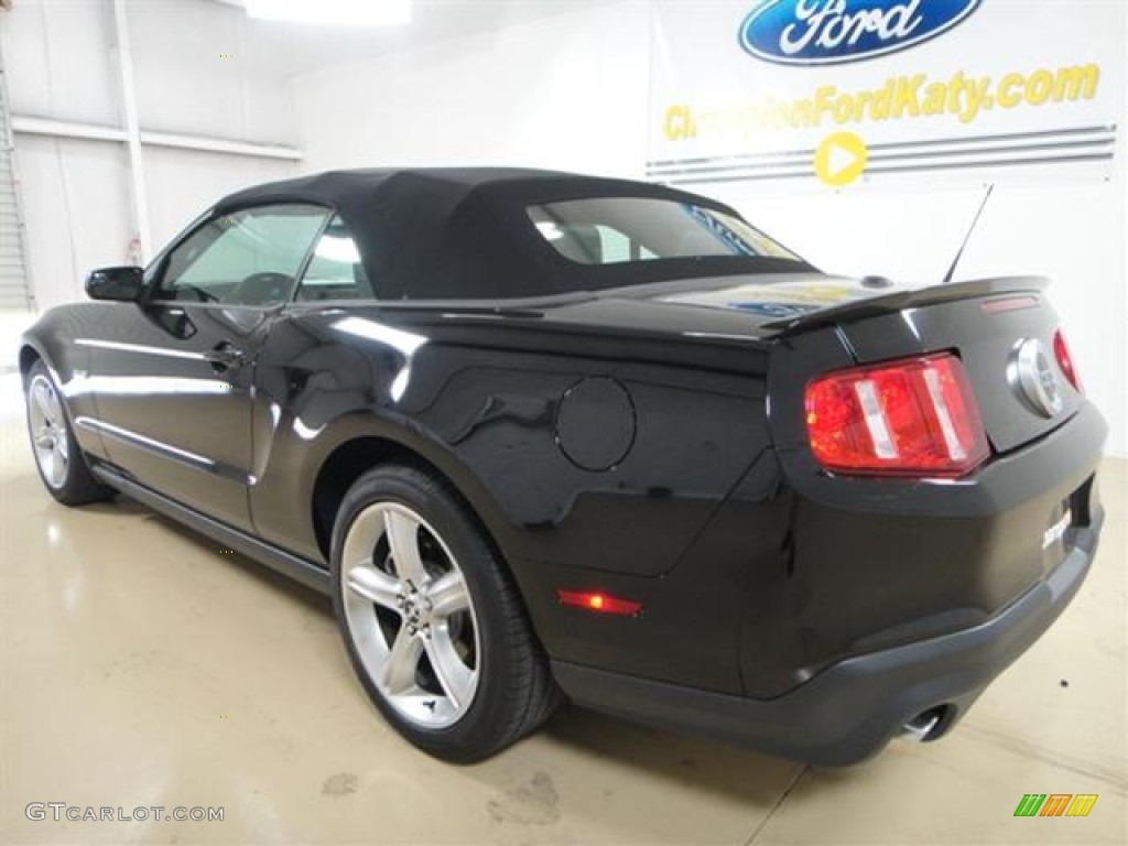 2011 Mustang GT Premium Convertible - Ebony Black / Charcoal Black/Cashmere photo #13