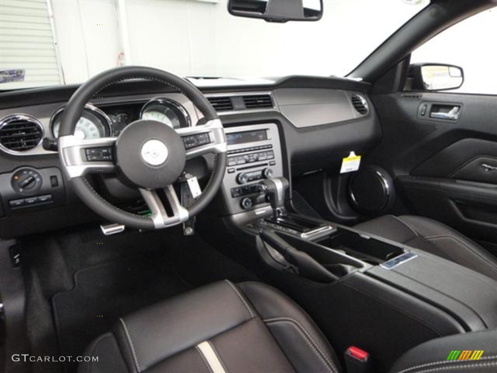 Charcoal Black/Cashmere Interior 2011 Ford Mustang GT Premium Convertible Photo #57416270
