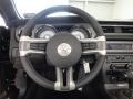 2011 Ford Mustang Charcoal Black/Cashmere Interior Steering Wheel Photo