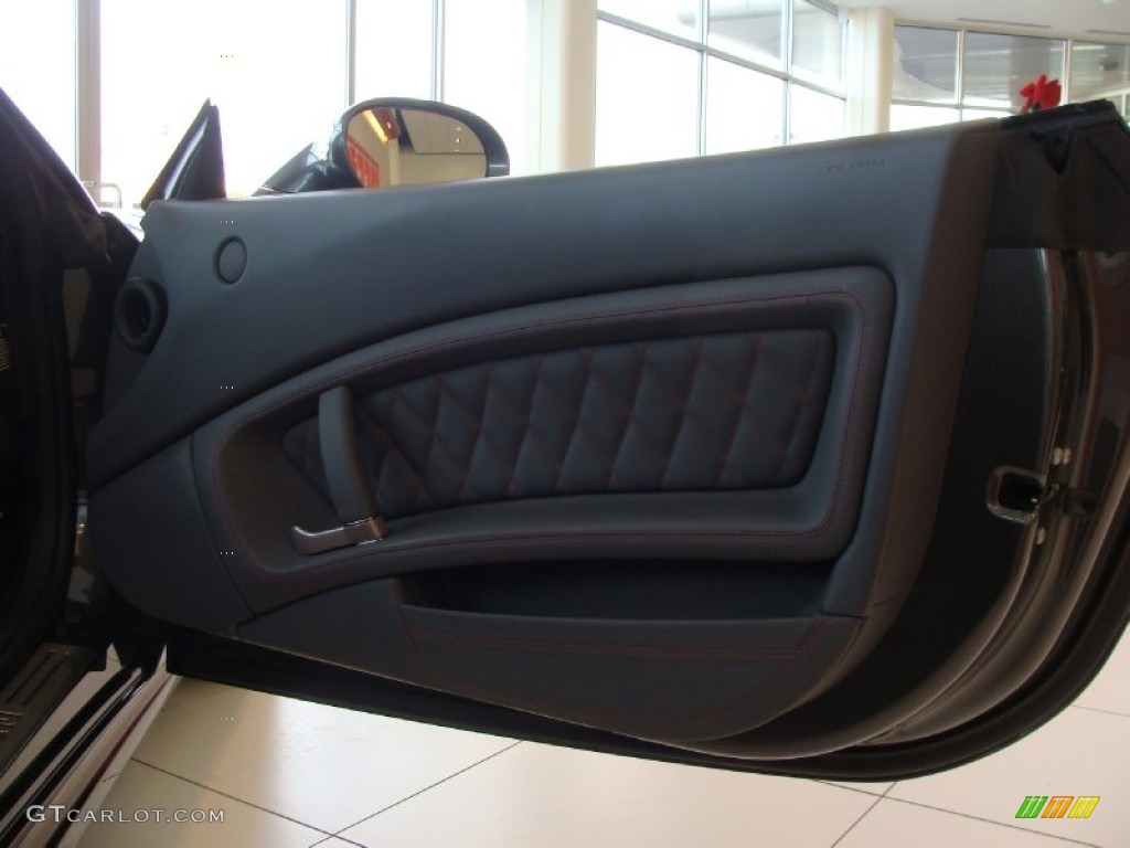 2010 Ferrari California Standard California Model Charcoal Door Panel Photo #57416516