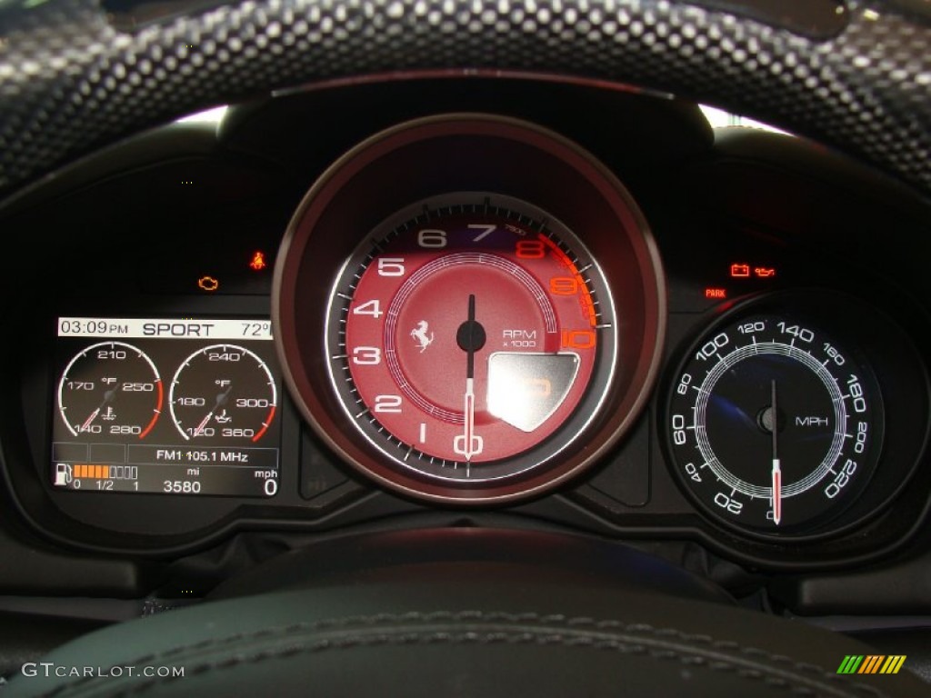 2010 Ferrari California Standard California Model Gauges Photo #57416648