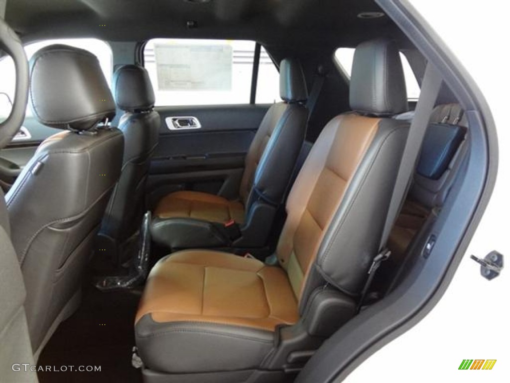 Charcoal Black Pecan Interior 2012 Ford Explorer Limited