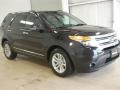 2012 Tuxedo Black Metallic Ford Explorer XLT  photo #3