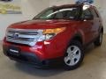 2012 Red Candy Metallic Ford Explorer FWD  photo #2