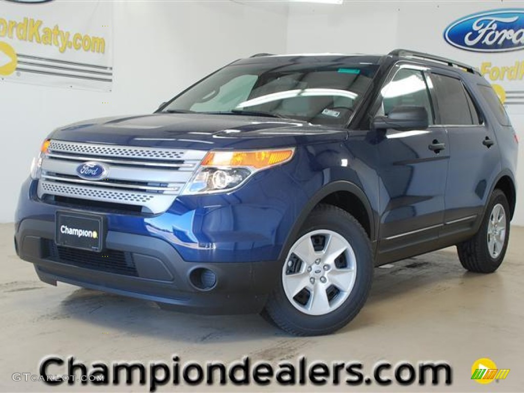 Dark Pearl Blue Metallic Ford Explorer