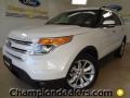 White Platinum Tri-Coat - Explorer Limited EcoBoost Photo No. 1