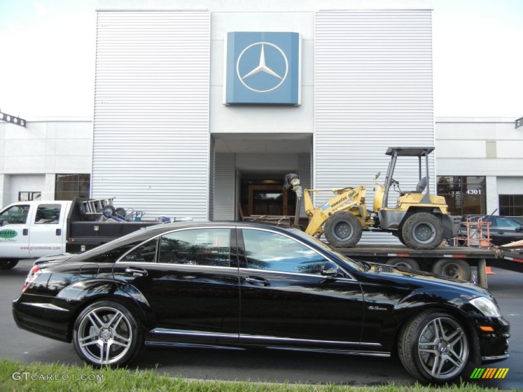 2008 S 63 AMG Sedan - Black / Black photo #5