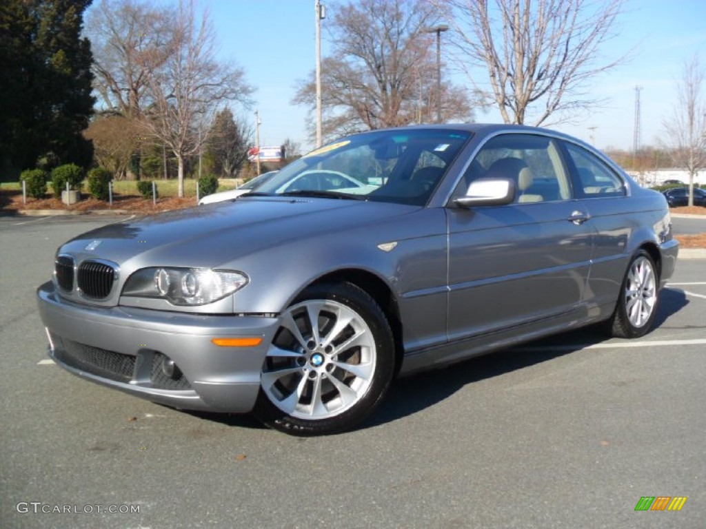 Silver Grey Metallic 2005 BMW 3 Series 330i Coupe Exterior Photo #57419768