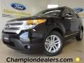 2012 Black Ford Explorer XLT  photo #1