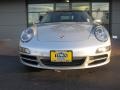 Arctic Silver Metallic - 911 Carrera S Cabriolet Photo No. 2