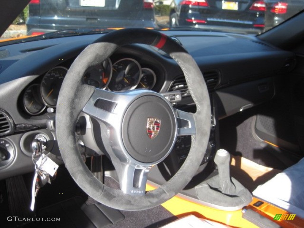 2011 Porsche 911 GT3 RS 4.0 Black w/Alcantara Steering Wheel Photo #57420596