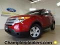 2012 Red Candy Metallic Ford Explorer EcoBoost FWD  photo #1