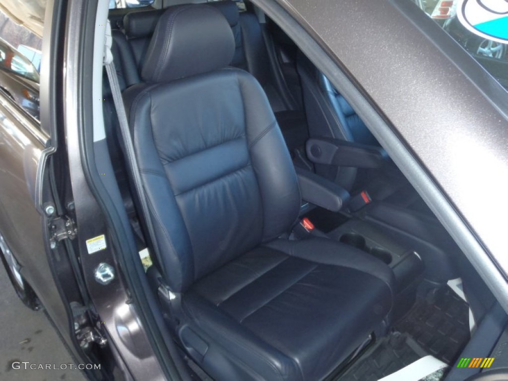 2009 CR-V EX-L 4WD - Urban Titanium Metallic / Gray photo #15