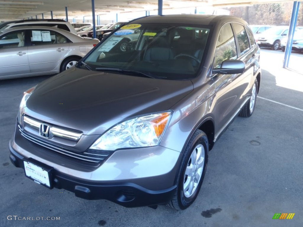2009 CR-V EX-L 4WD - Urban Titanium Metallic / Gray photo #27