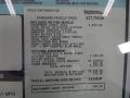 2012 Ford Taurus SEL Window Sticker