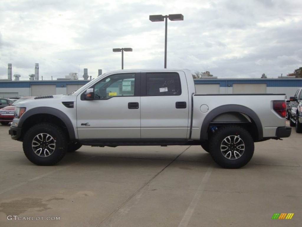 Ingot Silver Metallic 2012 Ford F150 SVT Raptor SuperCrew 4x4 Exterior Photo #57422795