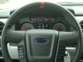 Raptor Black Leather/Cloth 2012 Ford F150 SVT Raptor SuperCrew 4x4 Steering Wheel
