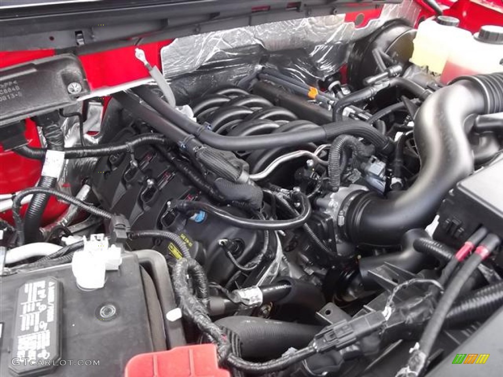 2012 Ford F150 XLT SuperCrew 5.0 Liter Flex-Fuel DOHC 32-Valve Ti-VCT V8 Engine Photo #57423599