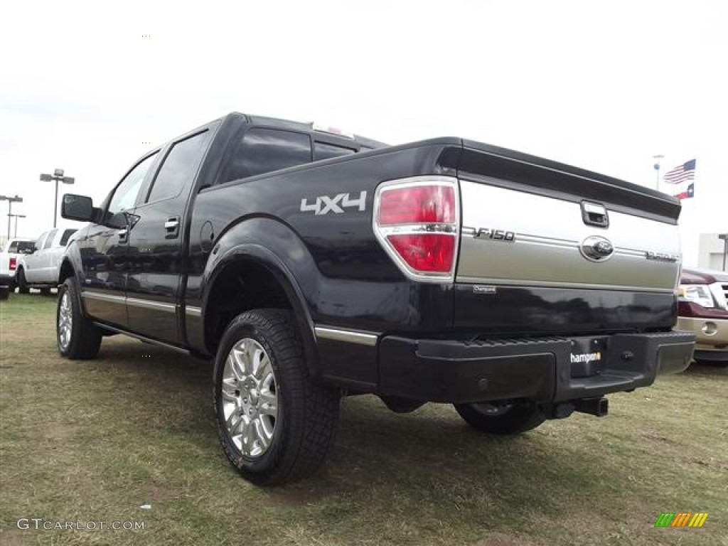 Tuxedo Black Metallic 2012 Ford F150 Platinum SuperCrew 4x4 Exterior Photo #57423716