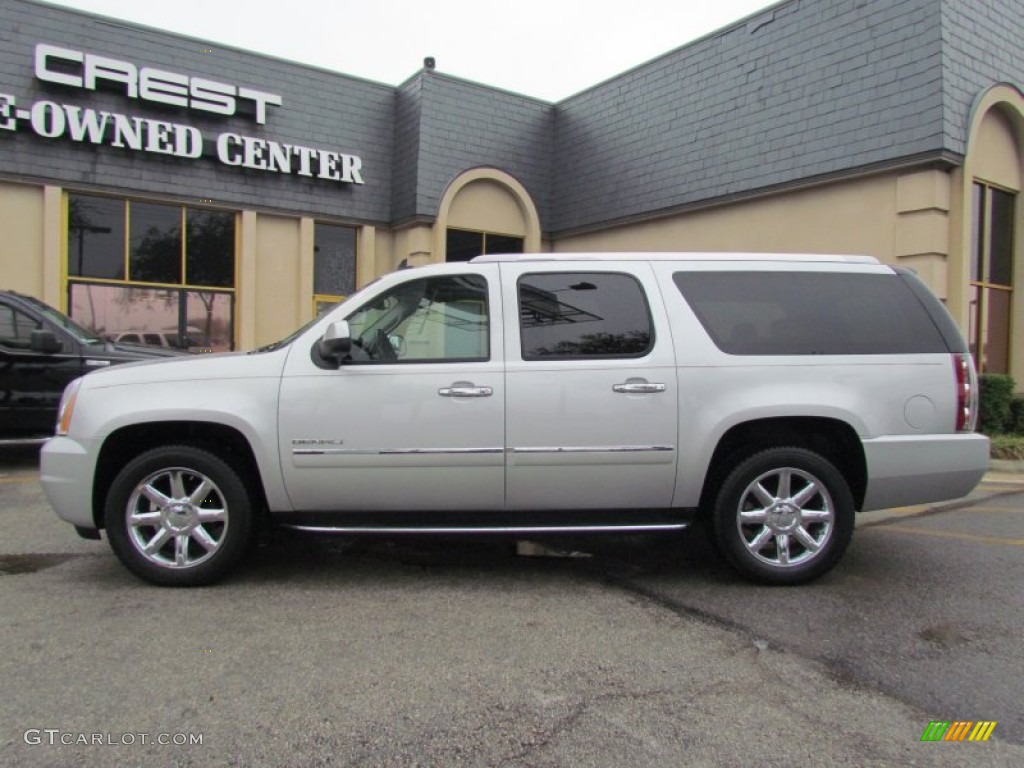 2010 Yukon XL Denali - Pure Silver Metallic / Ebony photo #1