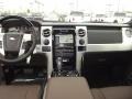 Platinum Sienna Brown/Black Leather Dashboard Photo for 2012 Ford F150 #57423815