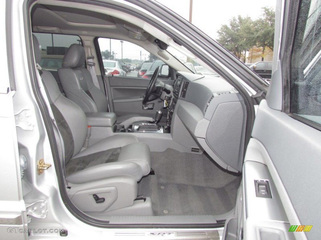 2007 Grand Cherokee SRT8 4x4 - Bright Silver Metallic / Medium Slate Gray photo #9