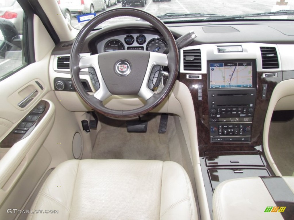 2008 Cadillac Escalade ESV Cocoa/Light Cashmere Dashboard Photo #57424751