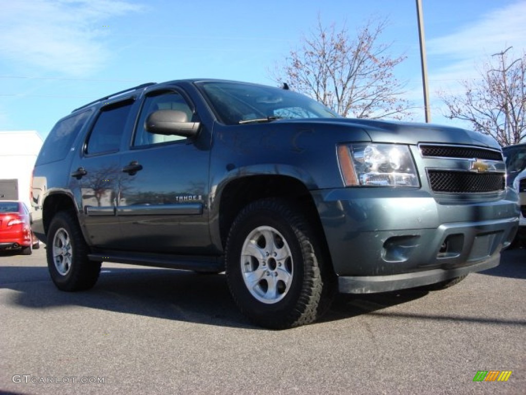 2008 Tahoe LS 4x4 - Blue Granite Metallic / Light Titanium/Dark Titanium photo #1