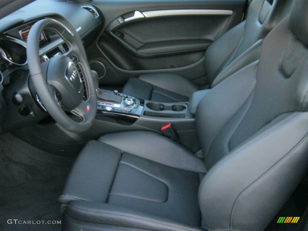 Black Interior 2012 Audi S5 4.2 FSI quattro Coupe Photo #57427373