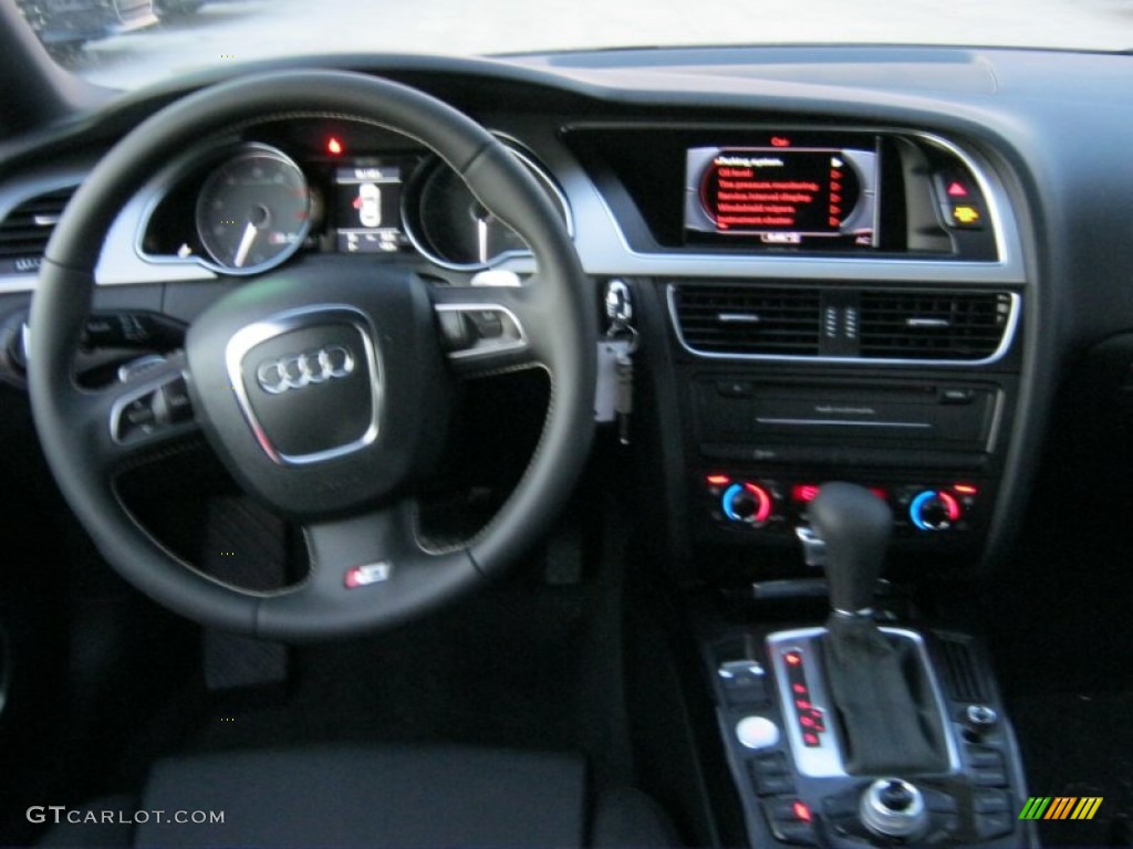 2012 Audi S5 4.2 FSI quattro Coupe Black Dashboard Photo #57427382